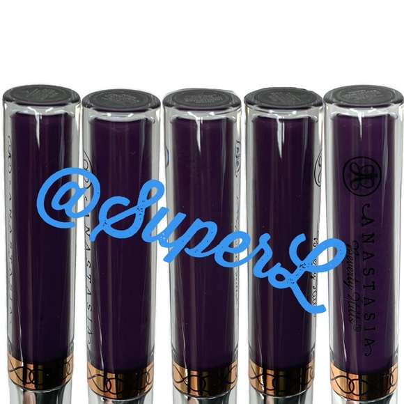 NEW Anastasia Beverly Hills Liquid Lipstick in Potion Deep Purple Burgundy - Picture 4 of 8